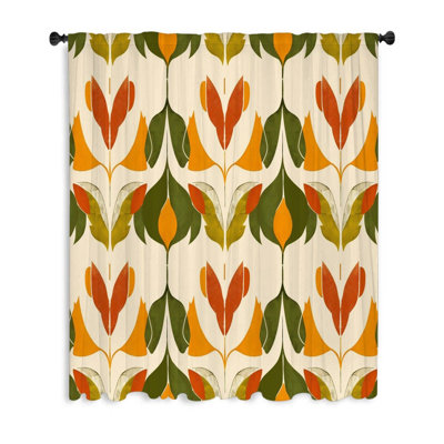 Rideau transparent en polyester Chirata