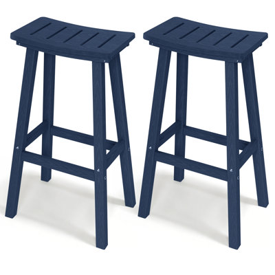 Tabourets de bar 29 po Hdpe Poly Lumber