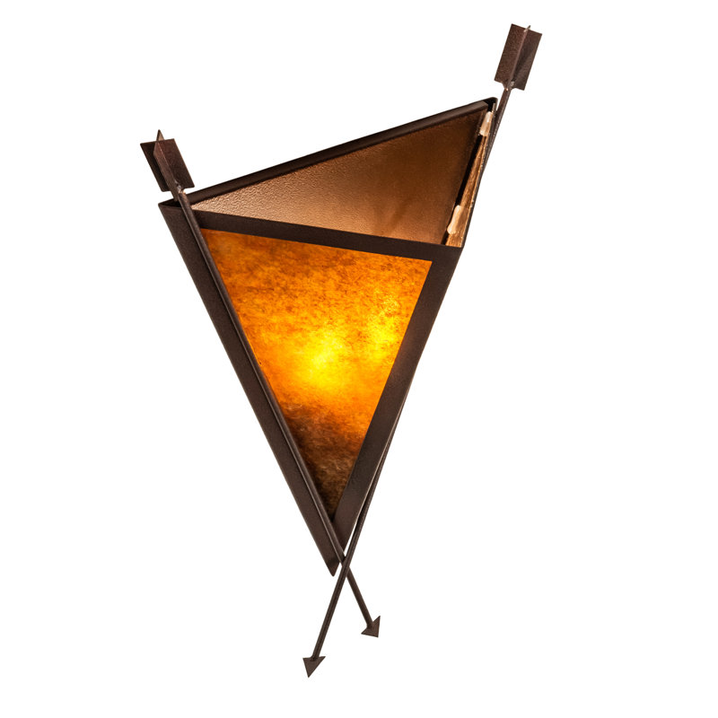 15" Wide Desert Arrow Wall Sconce