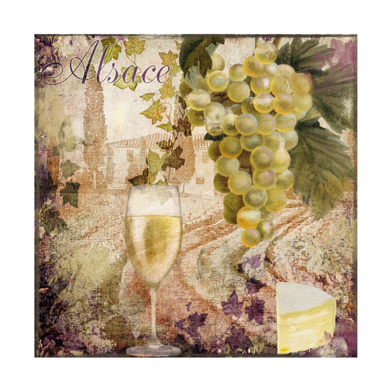 Art sur toile «Bachelor Sasha Wine Country I», H 14 po x l 14 po