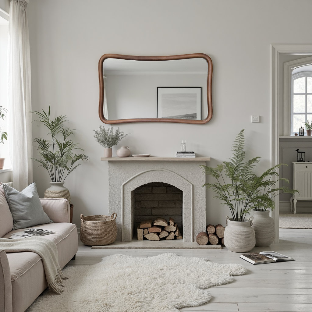 Waveform Rectangular Mirror