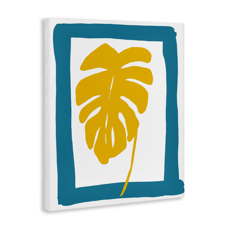 Toile New Oasis Monstera, conception de Bronwyn Baker, H 20 po x l 16 po