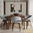 Wilson 60"W Wood Rectangle Dining Table, Transitional Style, Seats 6-460654317