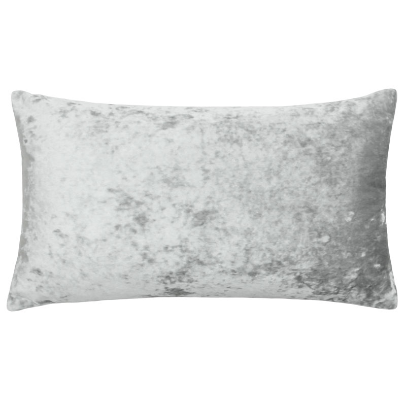Verona Cushion, 55cm H x 55cm W x 10cm D, Silver, Square