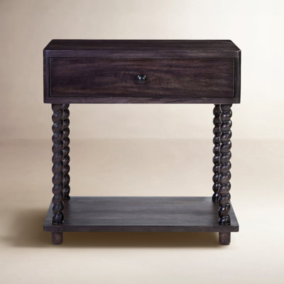 Bauder Nightstand Dark Brown by Birch Lane