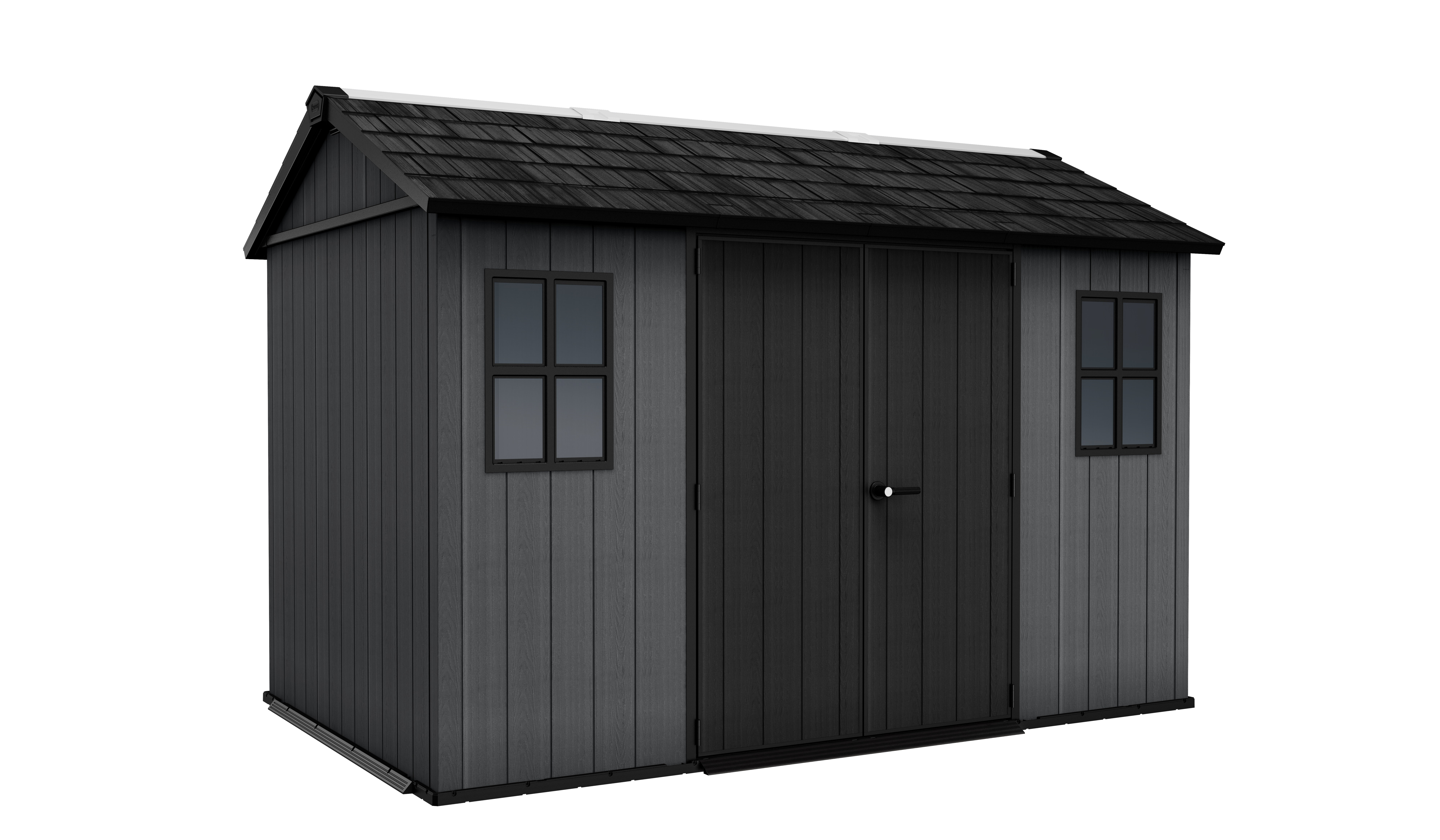 Keter Newton Plus Durable Resin Outdoor Storage Shed With Floor and