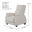 Fauteuil inclinable en cuir Venus Zero Gravity-114209971
