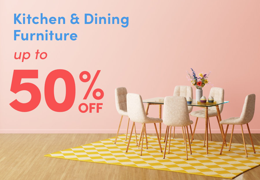 Kitchen & Dining Furniture up to 50% off
