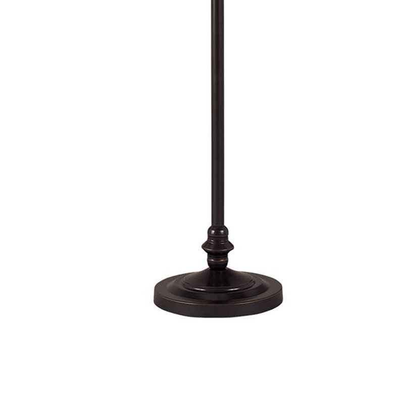 Janessa 59'' Swing Arm Floor Lamp, Black
