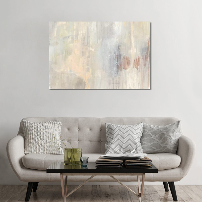 Barely Blush II - reproduction d'art murale - toile tendue, H 32 po x l 48 po, Toile tendue, Ne s’applique pas