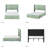 Carlyon Upholstered Platform Bed with Washable Slipcover and Under-bed Storage-92410734-92442363
