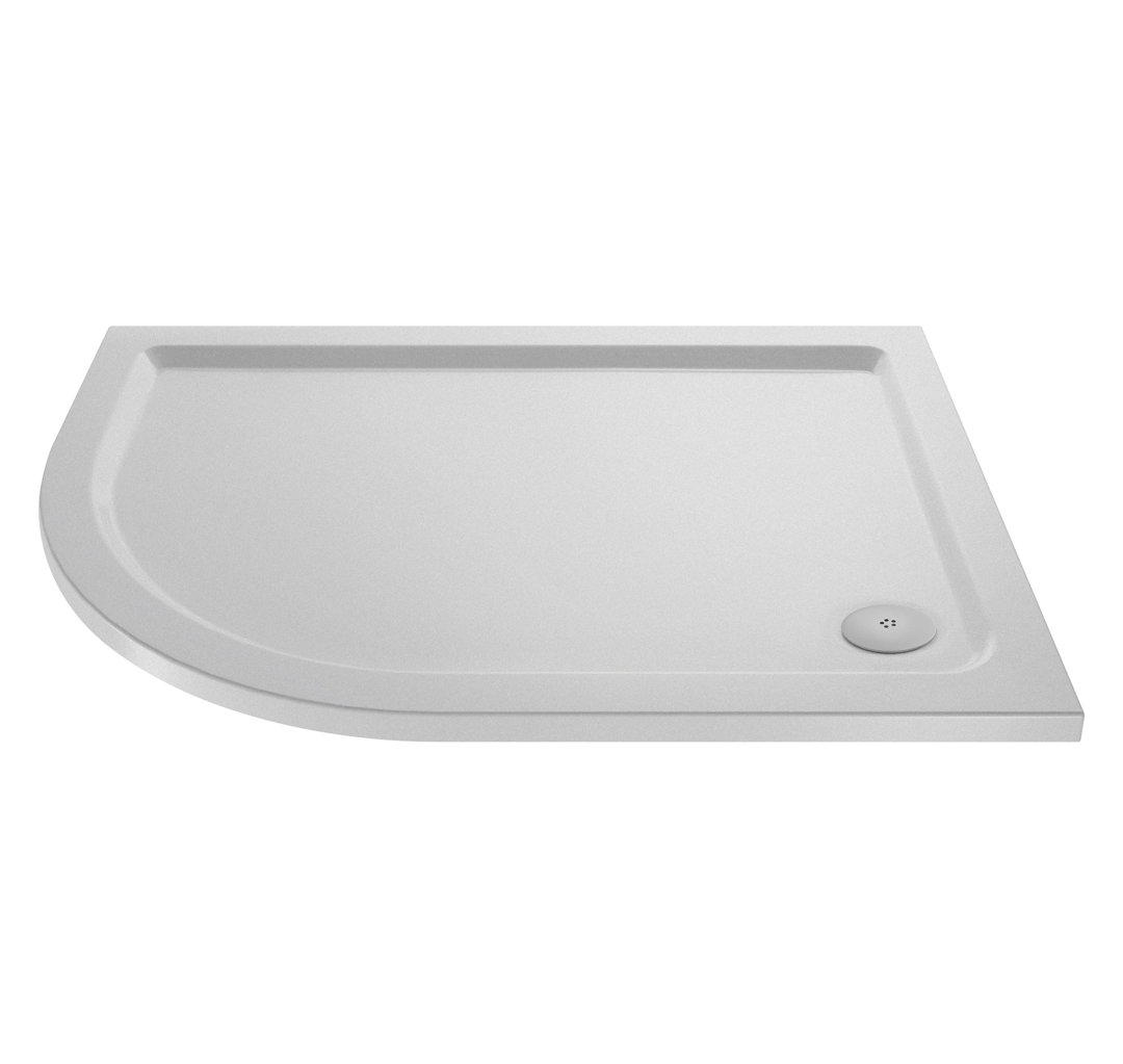 Slip Resistant Offset Quadrant Shower Tray LH 1200 X 800Mm