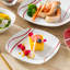 24 Piece Porcelain China Dinnerware Set - Service for 6
