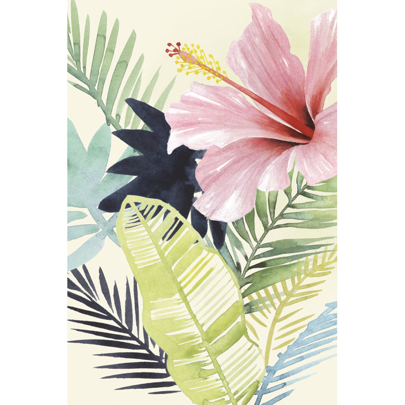«Tropical Punch I», peinture sur toile, H 36 po x l 24 po
