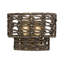 Silencio 2-Light Wall Wall Sconce in Riviera Brass by Breegan Jane