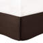 Édredon rouge très grand - 3 pièces de coussin décoratif en faux suède, jupe de lit 7 pièces