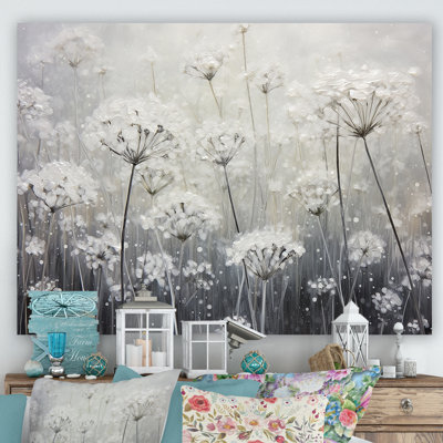 Champ floral opalescent brumeux I