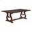 Atwell Rustic Java Extension Leaf Dining Set