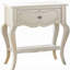 Table de chevet traditionnelle avec tiroir et tablette, idéale pour la chambre des jeunes, offrant un design élégant et un rangement fonctionnel