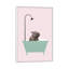 Hippopotame dans une baignoire, art encadré-49839970-49839965
