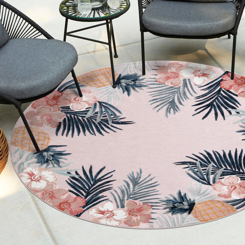Tapis fleuri Firman Flora, Rond 8 pi 2 po