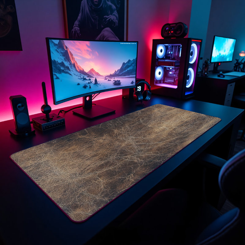 Polyester Desk Pad, 14.4x12.1