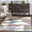 Delia Geometric Ivory Area Rug-63337176