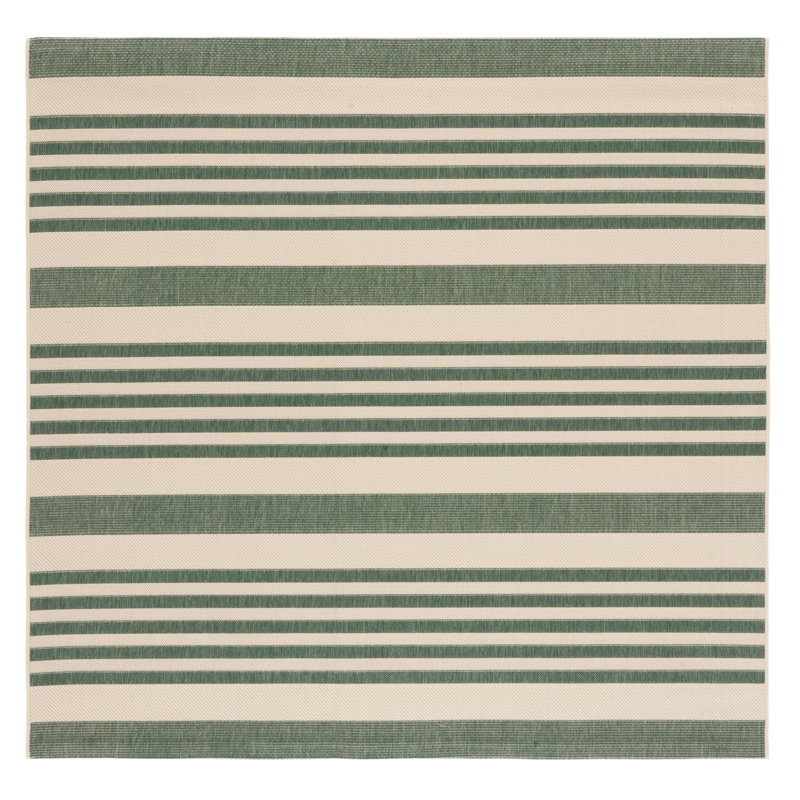 Lake Placid Hooked Beige Indoor/Outdoor Rug, Rectangle 122 x 170 cm