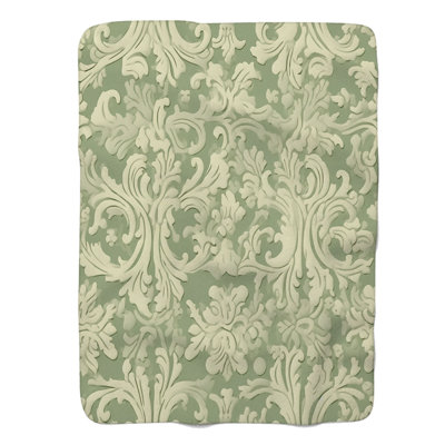Green Flourish - 1 Piece Premium Blanket