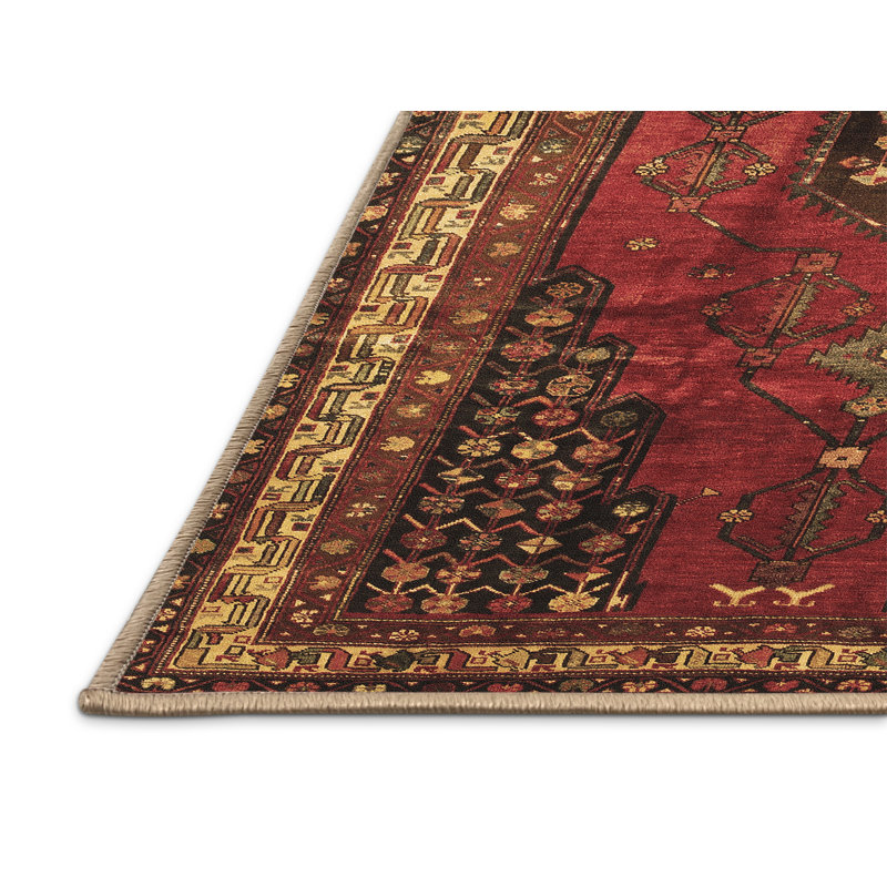 Tapis brun traditionnel Traditional, Rectangle 2 pi x 4 pi