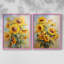 «FLORAL Series CDLII», reproduction encadrée de qualité supérieure - prête à être accrochée - aucun clou requis - aucun clou requis-364495818-364495811