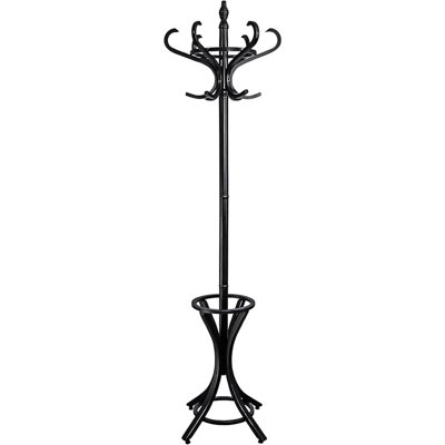 Freestanding 12 - Hook Coat Rack