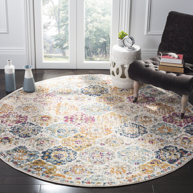 Christa Oriental Indoor Rug, Round 8'