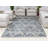 Noori Geometric Flatweave Blue & Brown Geometric Trellis Wool + Jute Loop Area Rug By Tufty Home-72534181