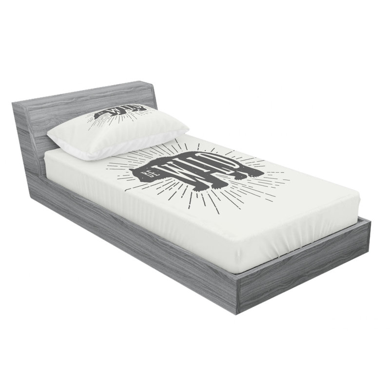 Microfiber Sheet Set, Twin Sheet Set with Fitted Sheet