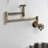 Kingston Brass Belknap Two-Handle 1-Hole Wall Mount Pot Filler Faucet-91111281