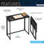 31,5 po Bureau large et pliable pour les petits espaces