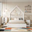 Grand lit plateforme en bois avec garde-corps et 2 tiroirs-1548329658