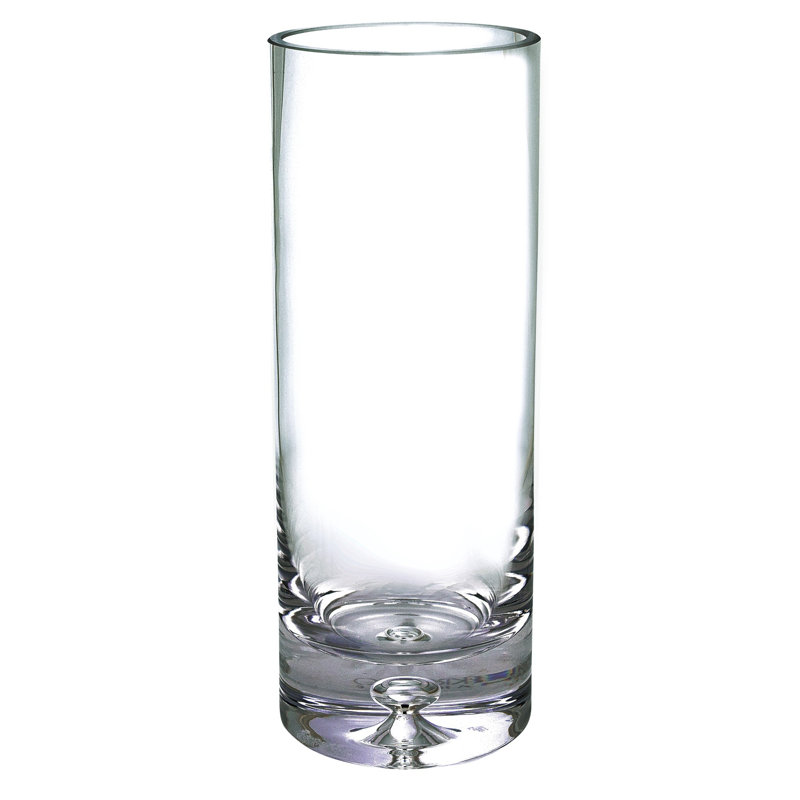 Vase cylindrique Harkless, H 11 po x l 3 po x P 3 po, Transparent