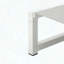 Chaise longue réglable en aluminium à 5 positions avec filet PVC-coated polyester, capacité de 400 lb