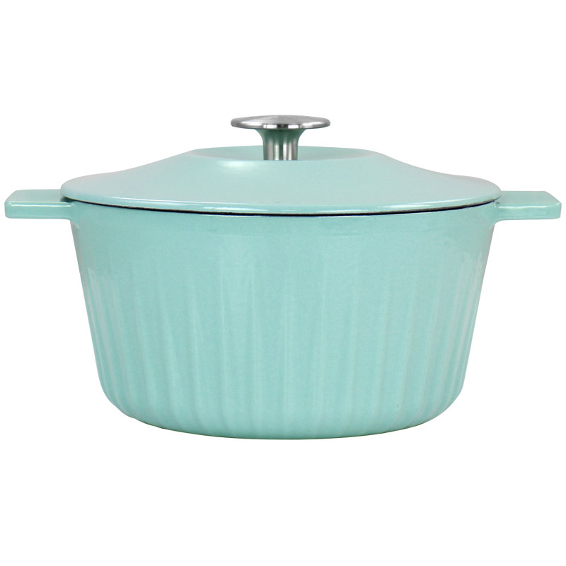 3 Quart Enameled Cast Iron Dutch Oven with Lid