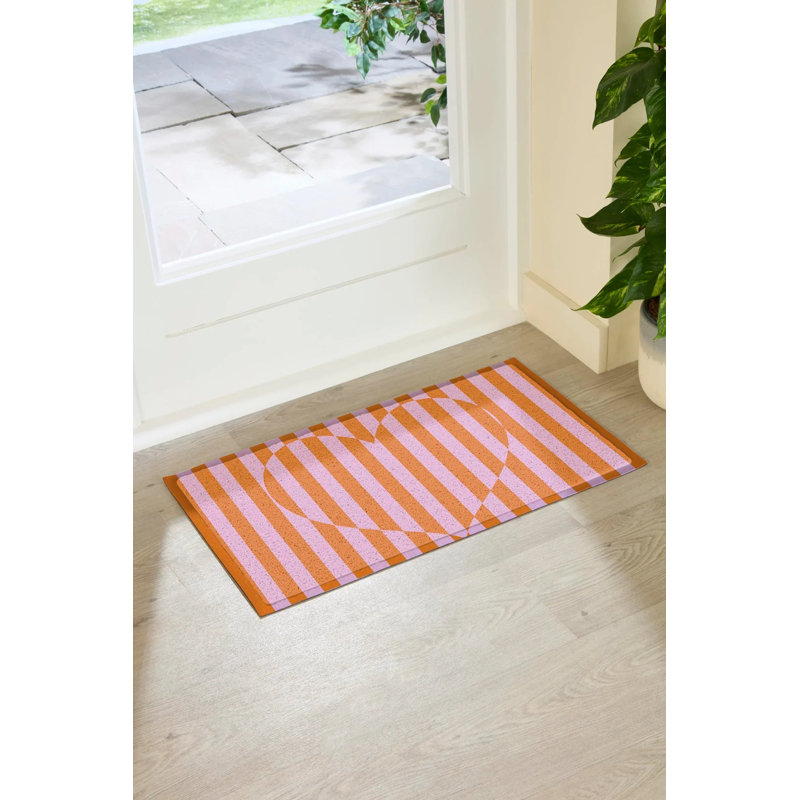 Non-Slip Striped Doormat, 16" x 28"