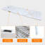 Table pliante de 8 pi, table en plastique portative pour le camping, pique-niques, fêtes, table pliable à charge élevée-1272032178-1272032180