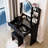 17" Round Led Vanity Table And Cushioned Stool , Touch - Operated 3 Color Lighting With Adjustable Brightness, Large Mirror Multi Layer Storage, Ideal For Small Home Spaces, American Inspired Look,