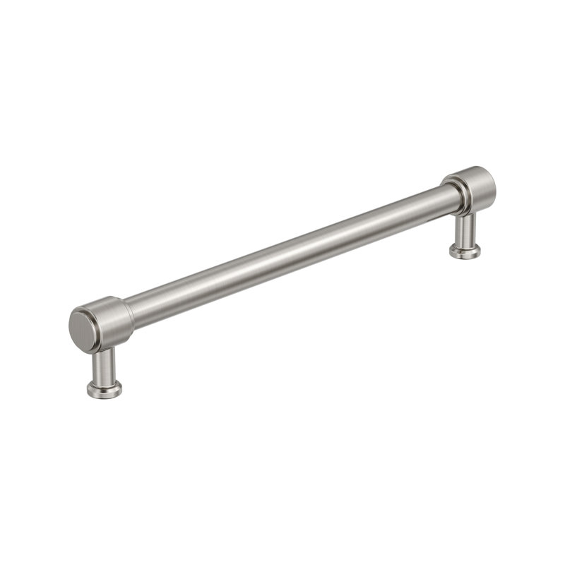 Poignée d'armoire Faircrest, 12", Nickel satiné