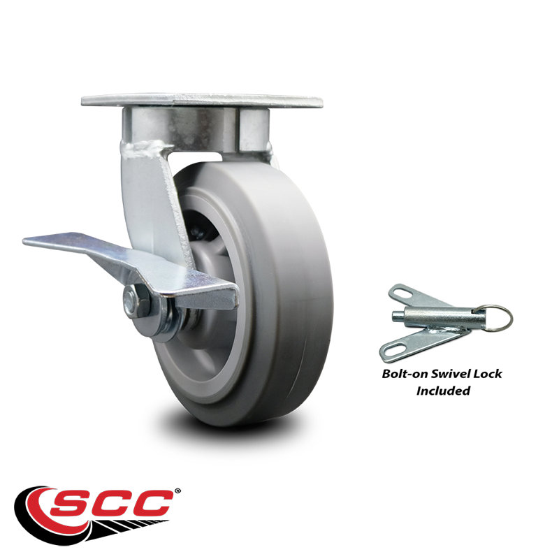 Kingpinless Thermoplastic Caster