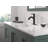 Nicoli Pull-Down Single Hole Bathroom Faucet, Pull Out Sprayer Bathroom Sink Faucet-105354211