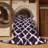 Machine Washable Trellis Purple Area Rug-230061926