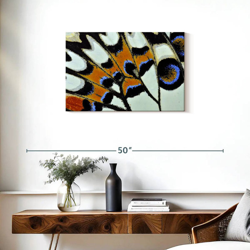 Brampt Butterfly Wing Close Up, 20" H x 30" W