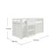 Edwards European Single Mid Sleeper Bed with Furniture Set-17588750
